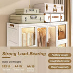 Armoire portative, 12 portes magnétiques, 12 cubes et 2 tringles de suspension