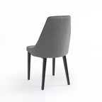 Chaises de salle à manger modernes sans accoudoirs, rembourrées, avec pieds en métal pour la cuisine et la salle à manger