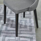 Chaises de salle à manger modernes sans accoudoirs, rembourrées, avec pieds en métal pour la cuisine et la salle à manger