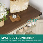 Étagère à chaussures en bois à 6 niveaux avec tablettes ajustables pour le rangement dans l'entrée