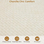 Table de chevet à tiroir, incrustations géométriques en os, 20 po, en bois massif noir, blanc et marron