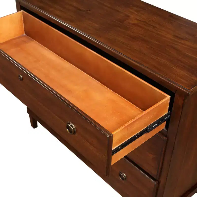 Commode en bois d'acacia à 3 tiroirs de 42 po