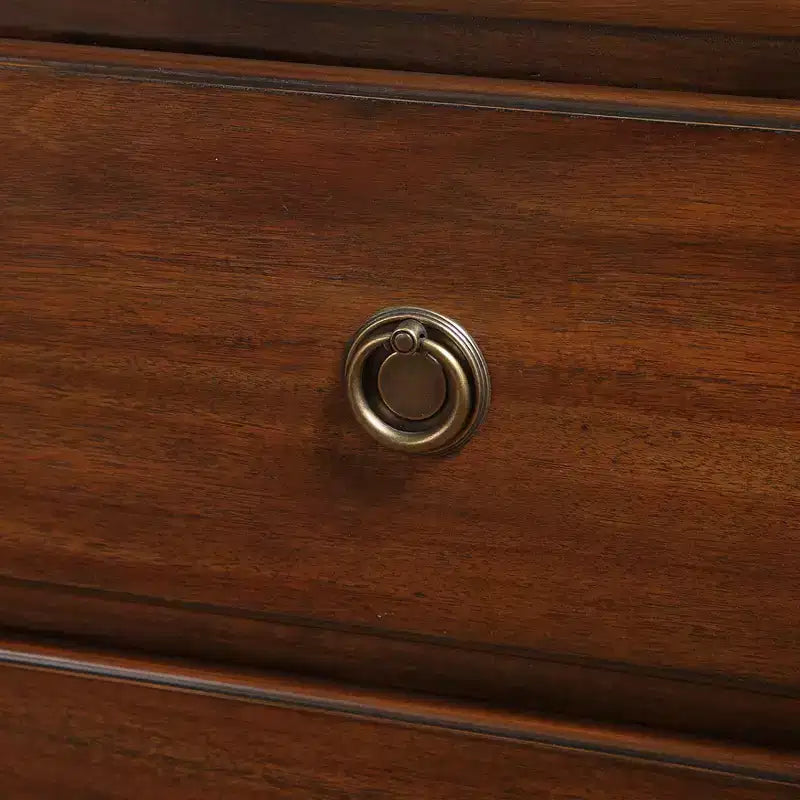 Commode en bois d'acacia à 3 tiroirs de 42 po