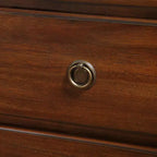 Commode en bois d'acacia à 3 tiroirs de 42 po