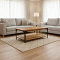 vidaXL Coffee Table End Table with Storage Shelf Side Sofa Table Solid Wood - 39.4 x 23.6 x 13.8 solid reclaimed wood