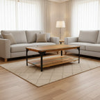 vidaXL Coffee Table End Table with Storage Shelf Side Sofa Table Solid Wood - 39.4 x 23.6 x 13.8 solid reclaimed wood