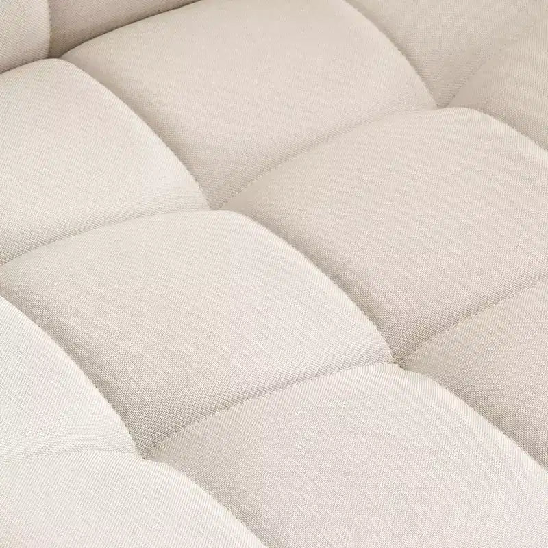 Chaise de bureau croisée avec assise large, roulettes et pivotement à 360°, coussin épais pour le bureau à domicile