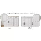 Meuble de rangement de salle de bain étroit Helmsley avec étagères réglables et tiroir