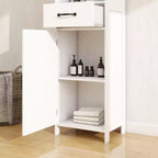 Meuble de rangement de salle de bain étroit Helmsley avec étagères réglables et tiroir