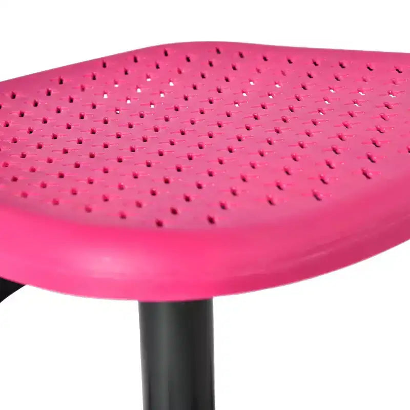 Chaise de bureau pivotante réglable pour enfants, dortoirs et bureaux à domicile, rose