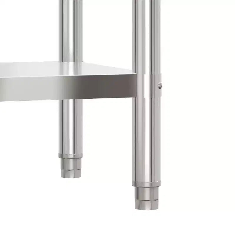 Table de travail de cuisine avec dosseret, 32,5x21,7x36,6" Acier inoxydable