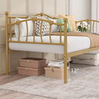 Cadre de lit de repos double peu encombrant avec lit gigogne pour salon et chambre à coucher