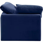 Fauteuil d'angle en velours Indulge, fauteuil d'appoint moderne rembourré