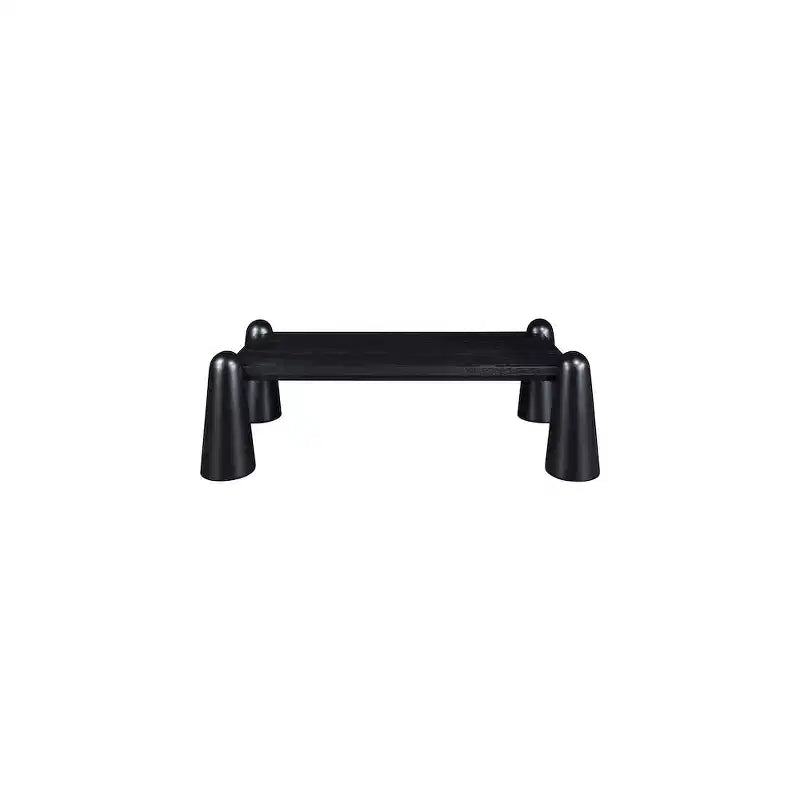 Table basse Wyndham noire, table de salon moderne