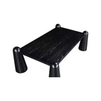 Table basse Wyndham noire, table de salon moderne