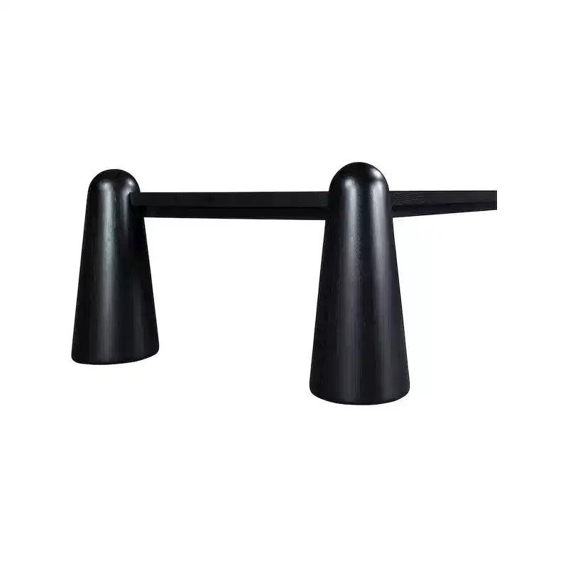 Table basse Wyndham noire, table de salon moderne