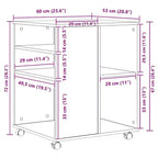 Meuble de rangement blanc en bois composite, taille moyenne, design épuré