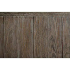 Table console de canapé de style moderne du milieu du siècle Tyler Creek, marron grisâtre/noir, étagère ouverte et tiroir de rangement