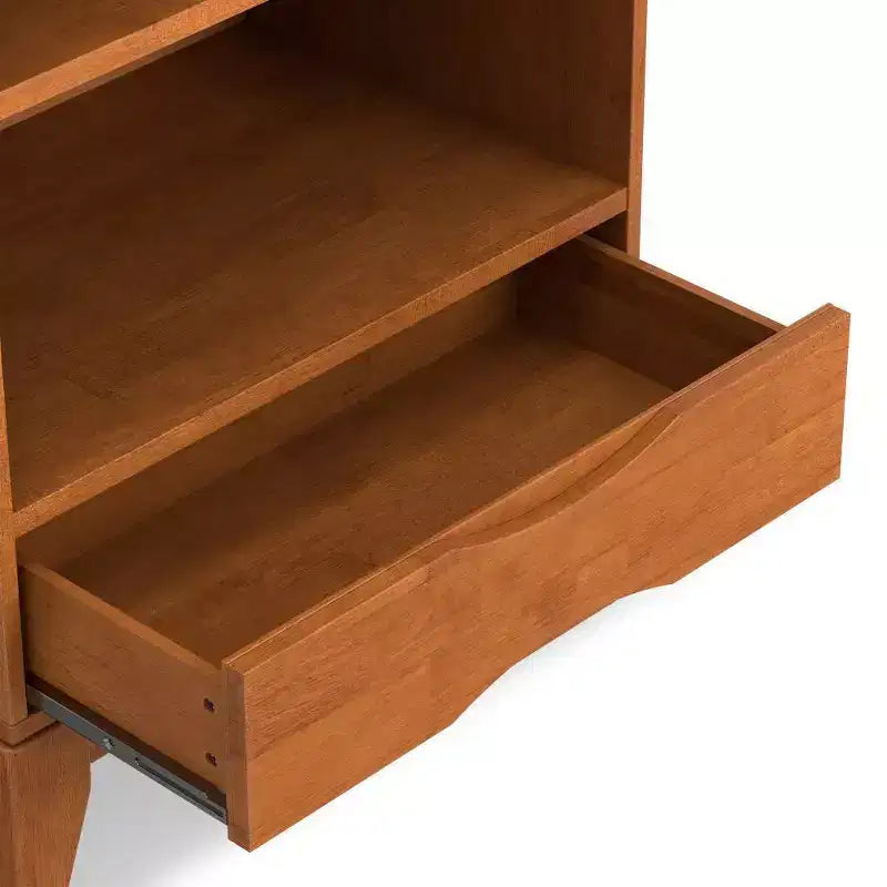 Bibliothèque Pearson avec rangement, étagères réglables